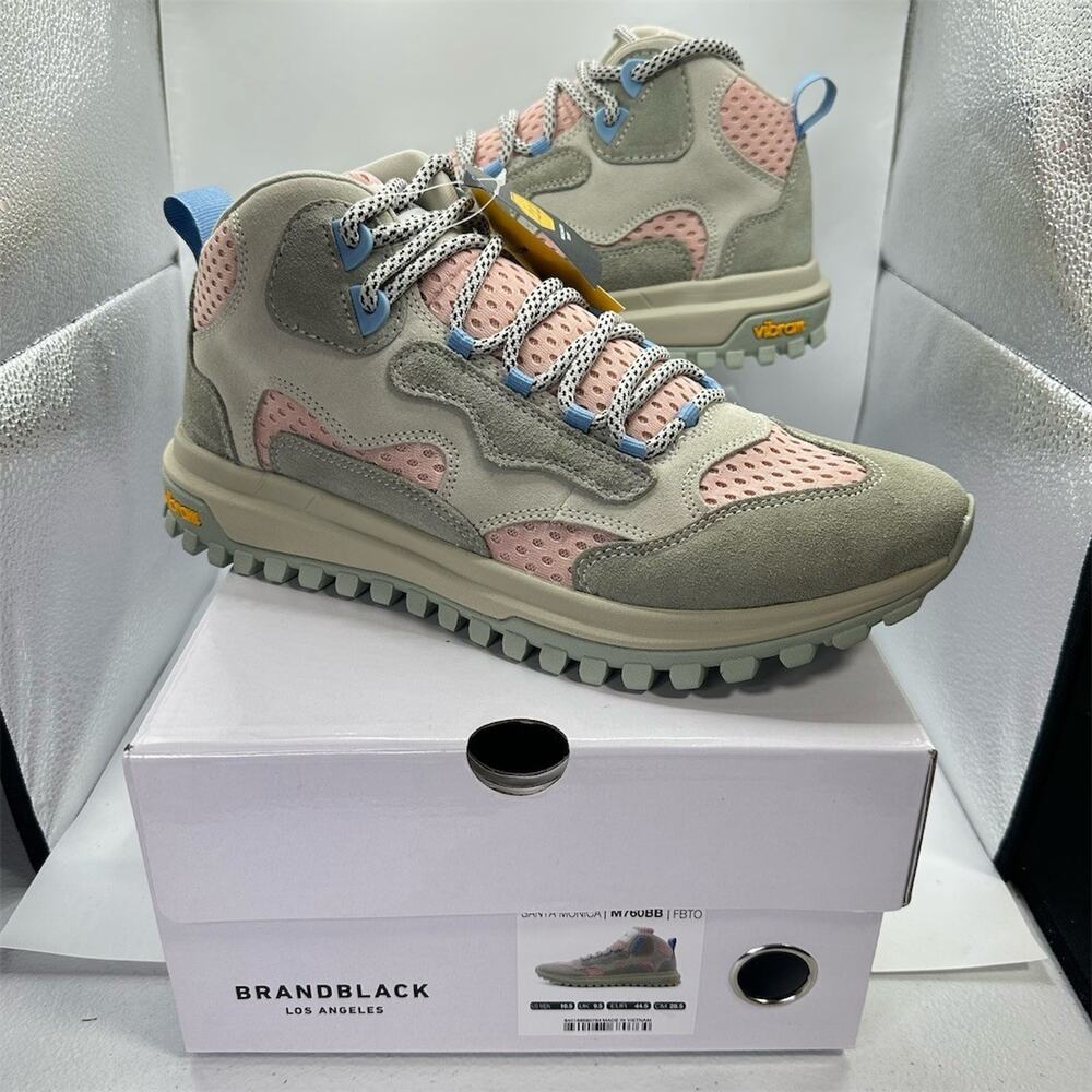 Brandblack Santa Monica Trail Sneakers Men's 10.5 Pink Gray Beige Blue